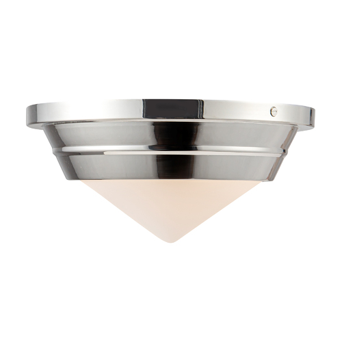Willard 10-Inch Flush Mount in Polished Nickel by Alora Lighting