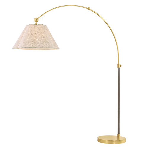 Mitzi by Hudson Valley Mitzi Tara Brass Terracotta Single Flush Mount HL1043401-AGB/TRB