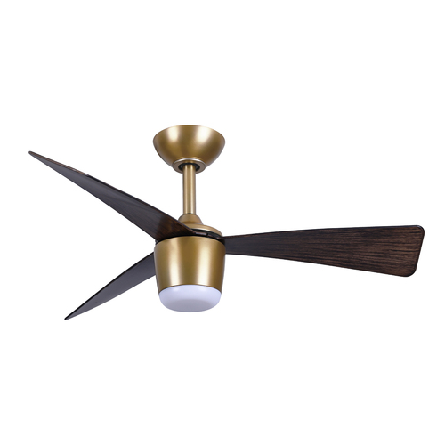 Minka Aire Elavan Legacy Brass LED Ceiling Fan with Light