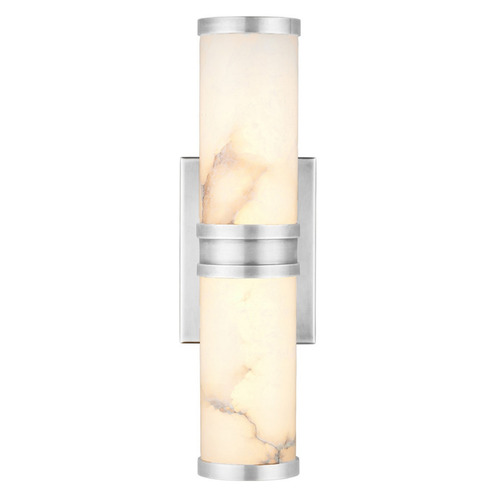 Currey and Company Brenham Natural / Nickel LED Sconce
