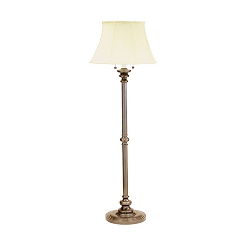 Newport Twin Pull Floor Lamp in Antique Brass by House of Troy Lighting