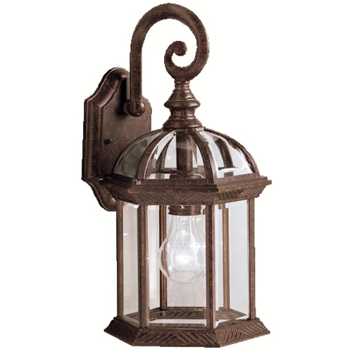 Barrie 15.50-Inch Outdoor Wall Light in Tannery Bronze by Kichler Lighting