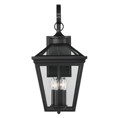 Ellijay 25.50-Inch Outdoor Wall Light in Black by Savoy House