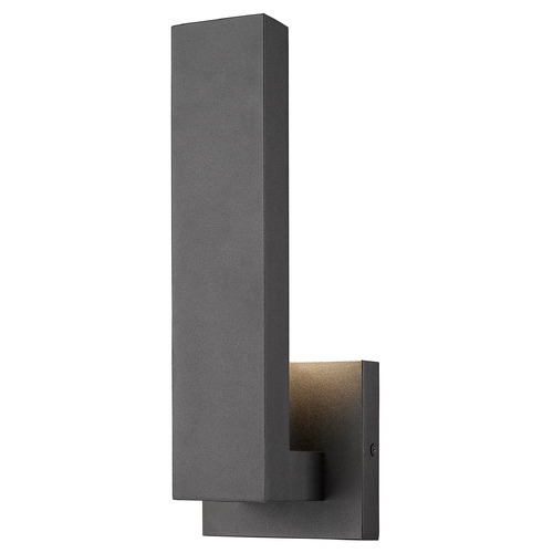 Edge Black LED Outdoor Wall Light by Z-Lite