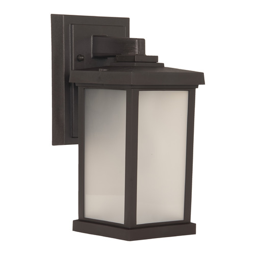 Resilience Lanterns Bronze Outdoor Wall Light by Craftmade Lighting