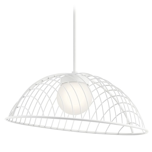 Kichler Lighting Clevo 24-Inch White LED Pendant by Kichler Lighting 84095WH