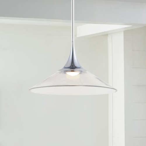 ET2 Lighting Cono LED Mini Pendant in Polished Chrome by ET2 Lighting E21530-24PC