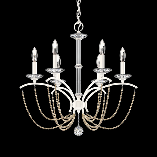 Priscilla White Chandelier by Schonbek Lighting