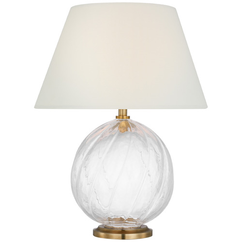 Visual Comfort Signature Collection Julie Neill Talia Clear Glass LED Accent Lamp