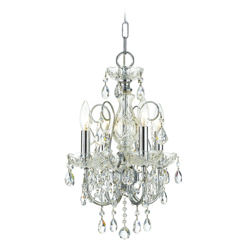 Crystorama Lighting Crystorama Lighting Imperial Polished Chrome Crystal Chandelier 3224-CH-CL-SAQ