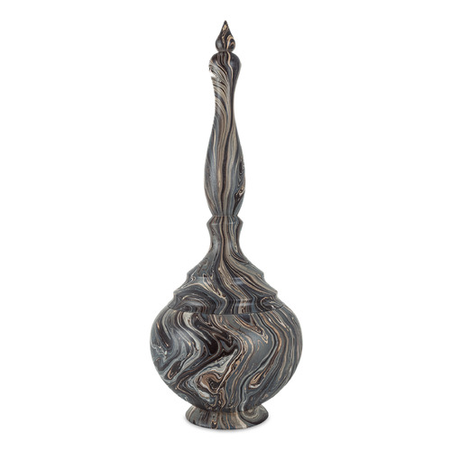 Currey and Company Marbleized Brown Box