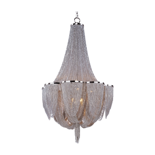 Maxim Lighting Chantilly Polished Nickel Pendant by Maxim Lighting 21465NKPN