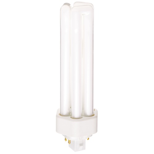 Compact Fluorescent Triple Tube Light Bulb 4-Pin Base 4100K by Satco Lighting