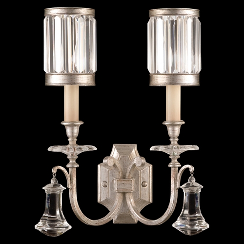 Fine Art Lamps Eaton Place Silver Leaf Sconce