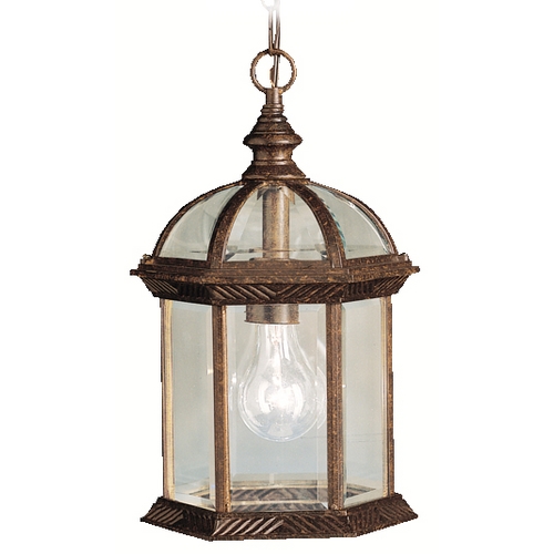 Barrie 13.50-Inch Outdoor Hanging Light in Tannery Bronze by Kichler Lighting