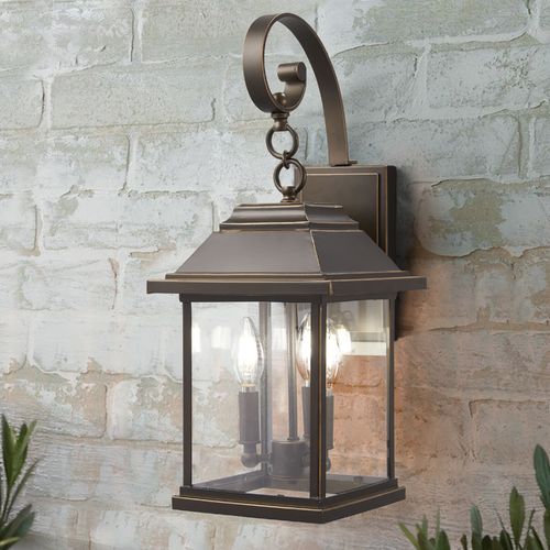 Minka Lavery Mariner's Pointe Oil Rubbed Bronze with Gold Highlights Outdoor Wall Light by Minka Lavery 72632-143C