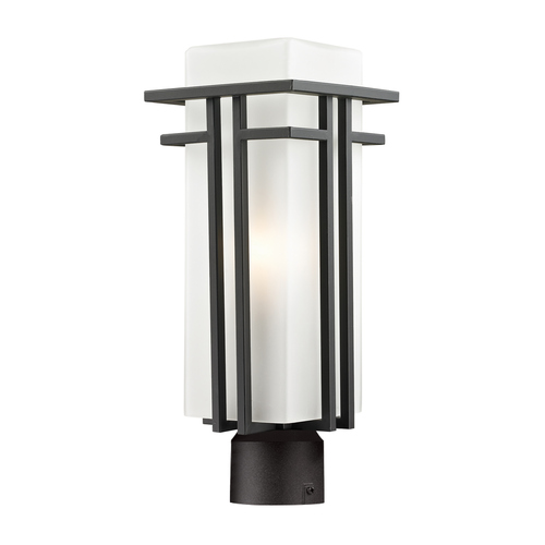 Z-Lite Abbey Outdoor Rubbed Bronze Post Light by Z-Lite 550PHM-ORBZ-R