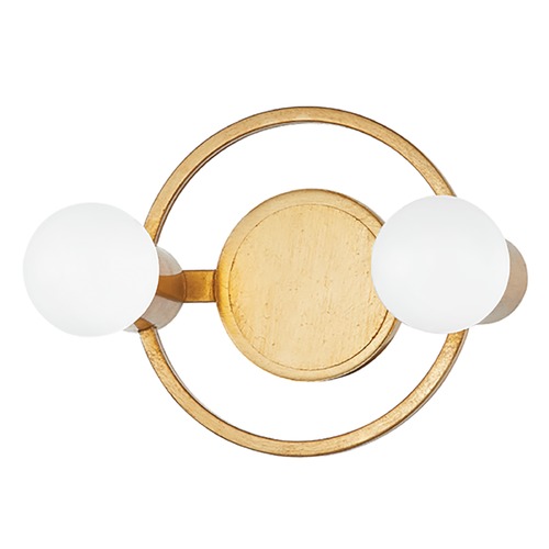 Mitzi by Hudson Valley Hope Gold Leaf Bathroom Light by Mitzi by Hudson Valley H413302-GL