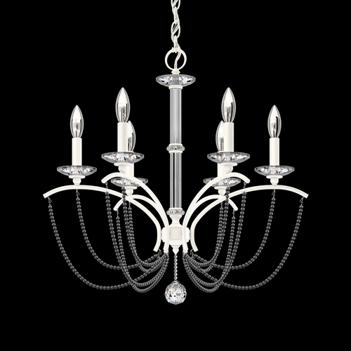 Priscilla White Chandelier by Schonbek Lighting