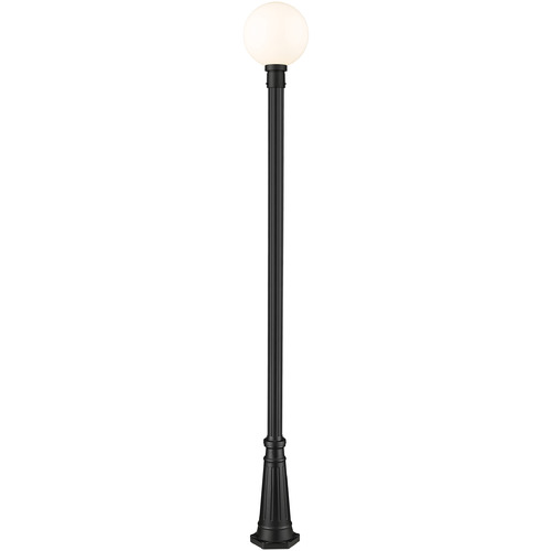 Laurent Black Post Light by Z-Lite
