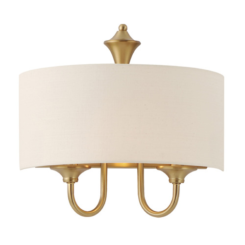 Bongo Natural Aged Brass Sconce by Maxim Lighting