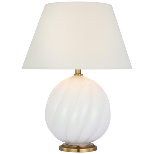 Visual Comfort Signature Collection Visual Comfort Signature Collection Julie Neill Talia White Glass LED Accent Lamp JN3109WG-L