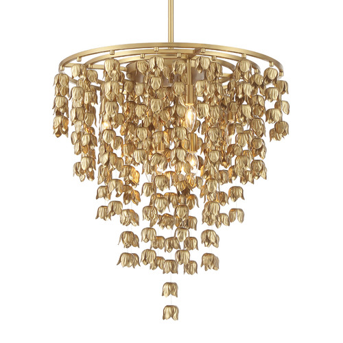 Minka Lavery Ashgrove 8-Light Pendant in Legacy Brass by Minka Lavery 3966-732