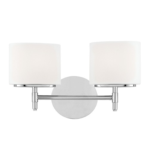 Trinity 2-Light Bath Light in Polished Chrome by Hudson Valley Lighting