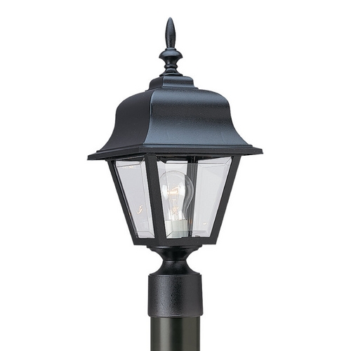 18-Inch Post Light in Black by Generation Lighting