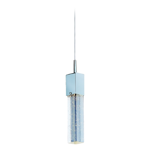 Fizz III LED Mini Pendant in Polished Chrome by ET2 Lighting