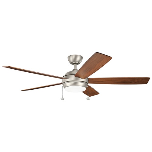 Kichler Lighting Starkk 60-Inch Brushed Nickel LED Fan by Kichler Lighting 330180NI