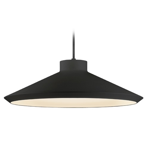 Sonneman Lighting Modern Pendant Black Koma by Sonneman Lighting 2754.25-E