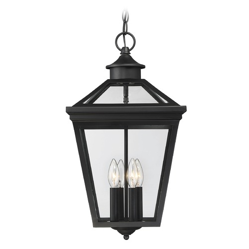 Ellijay Black Outdoor Hanging Light by Savoy House