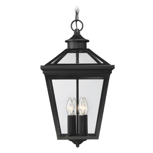 Savoy House Ellijay Black Outdoor Hanging Light by Savoy House 5-145-BK