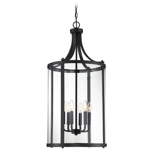 Savoy House Penrose Black Pendant by Savoy House 7-1041-6-BK