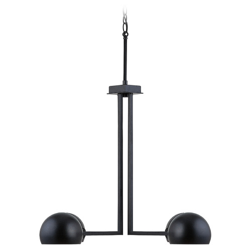 Capital Lighting Hadley 4-Light Chandelier in Matte Black by Capital Lighting 433141MB