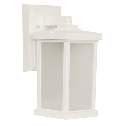 Resilience Lanterns Textured White Outdoor Wall Light by Craftmade Lighting