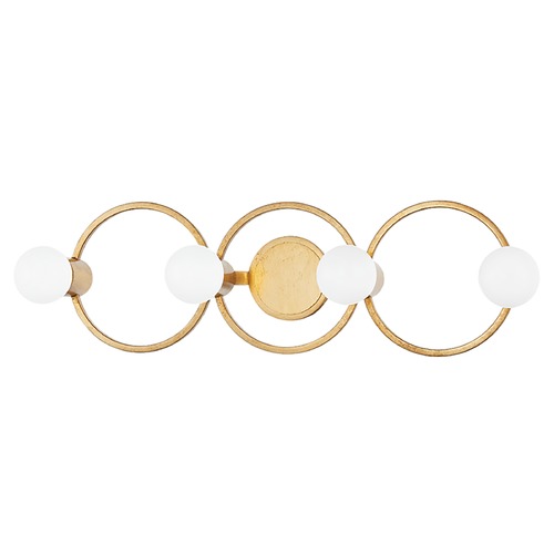 Hope Gold Leaf Bathroom Light by Mitzi by Hudson Valley