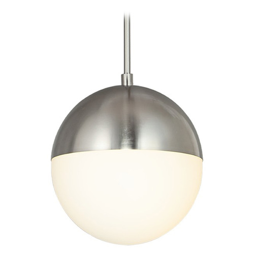Justice Design Ion 1-Light 10 Inch Pendant Nickel Opal