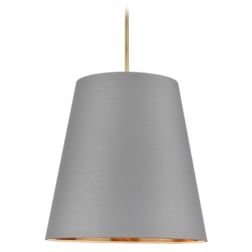 Calor 25-Inch Vintage Brass Pendant by Alora Lighting