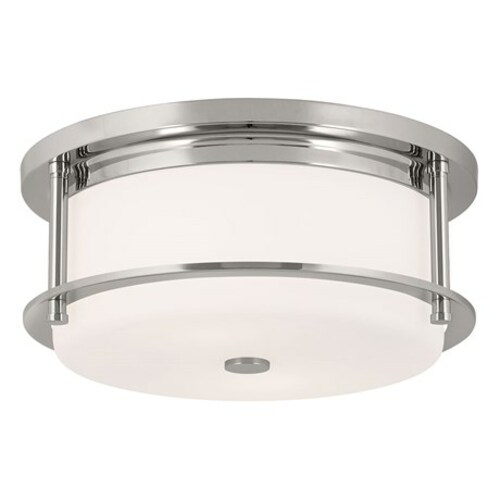 Brit Polished Nickel Flush Mount Light by Kichler Lighting