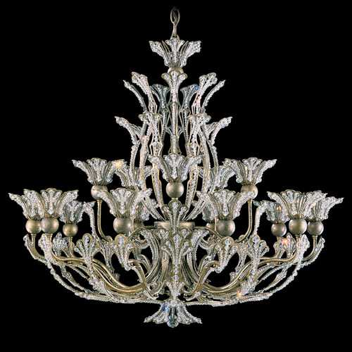 Schonbek Worldwide Lighting Rivendell Etruscan Gold Crystal Chandelier