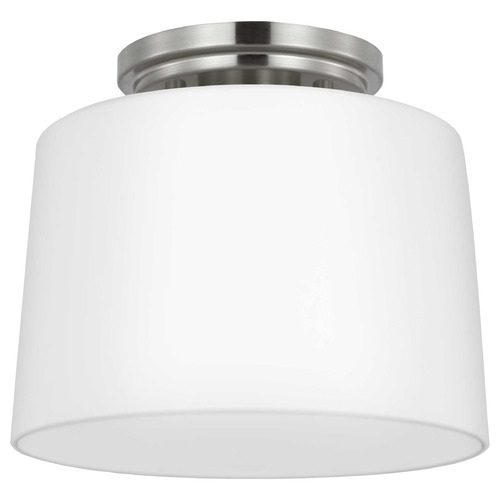 Progress Lighting Adley Brushed Nickel Flushmount Light