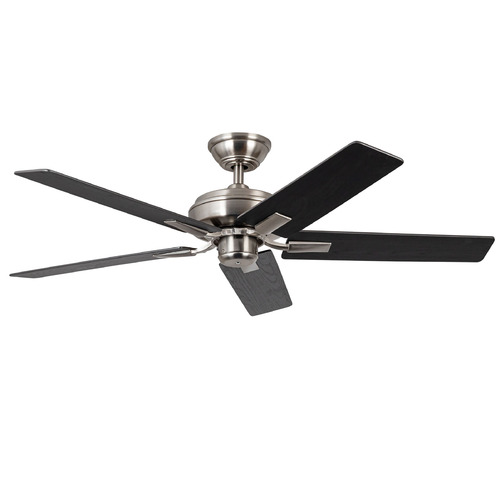 Kuzco Lighting Erikson Brushed Nickel Ceiling Fan Without Light