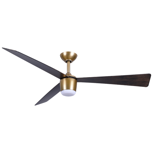 Minka Aire Elavan Legacy Brass LED Ceiling Fan with Light