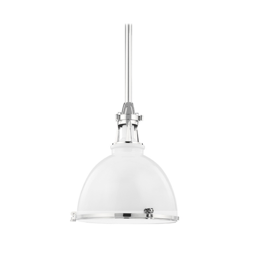 Massena Pendant in Polished Nickel by Hudson Valley Lighting