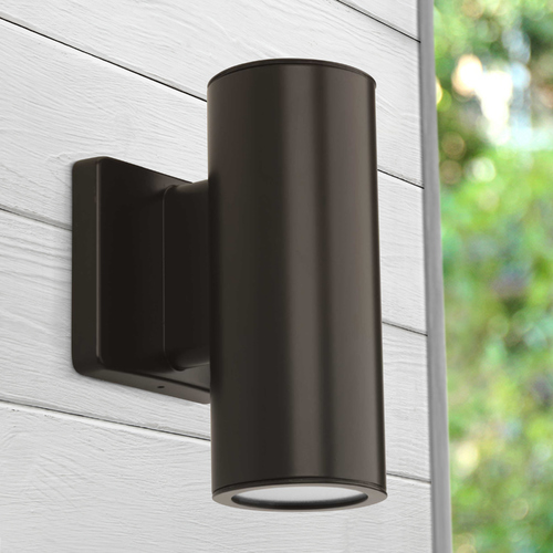 3-Inch LED Outdoor Up/Down Wall Light in Bronze by Progress Lighting