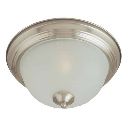 Essentials Satin Nickel Flush Mount by Maxim Lighting