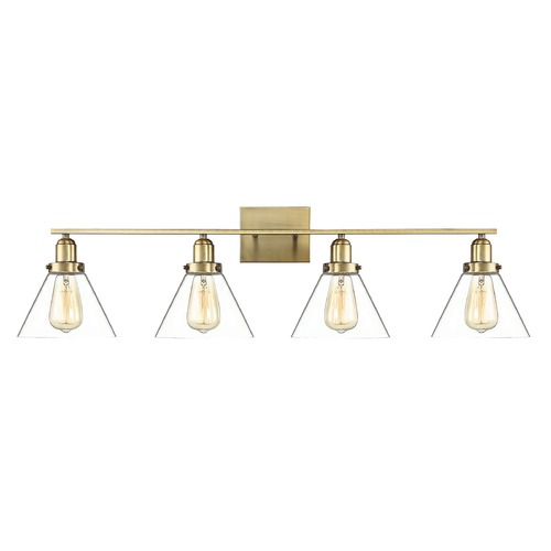 Savoy House Drake 38-Inch Warm Brass Bathroom Light by Savoy House 8-9130-4-322