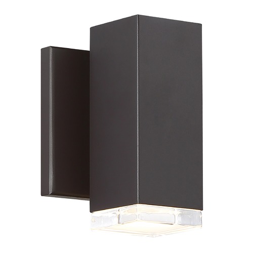 Block Bronze LED Outdoor Wall Light by WAC Lighting